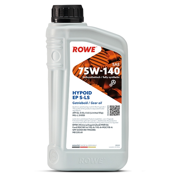 ROWE HYPOID EP SAE 75W-140 S-LS