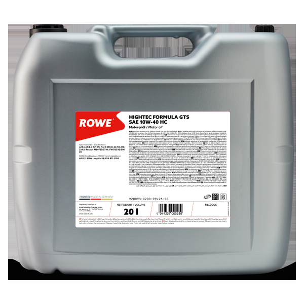ROWE FORMULA GTS SAE 10W-40 HC