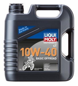 LIQUI MOLY Motociklu  eļļa 4T 10W-40  Basic Offroad 4L