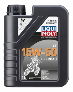 LIQUI MOLY Motociklu  eļļa 4T 15W-50  Offroad 1L