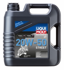 LIQUI MOLY Motociklu 4-taktu eļļa 4T 20W-50  Street 4L
