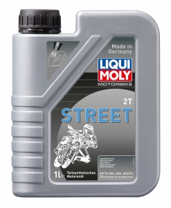 LIQUI MOLY Motociklu pussintētiskā 2-taktu eļļa 2T 1L