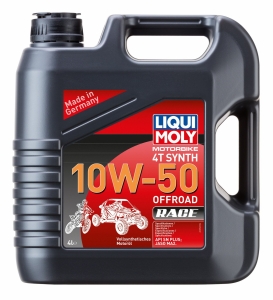 LIQUI MOLY Motociklu sintētiskā eļļa 4T 10W-50 Offroad Race  4L