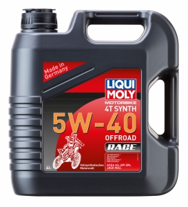 LIQUI MOLY Motociklu eļļa Motorbike 4T Synth 5W-40 Offroad Race 4L