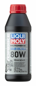 LIQUI MOLY Motociklu transmisijas eļļa GL4 80W 500ml